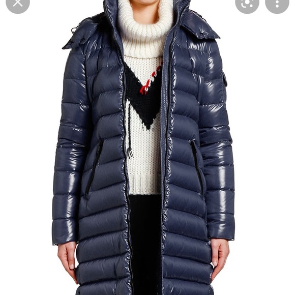 Moncler Jackets & Blazers - Moncler Moka Navy Puffer Coat XS/ 0